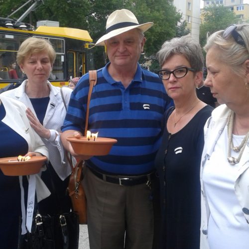 Marsz pamięci personelu medycznego niosącego pomoc chorym w Getcie Warszawskim