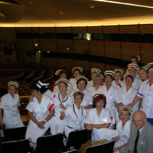 Wizyta polskich pielęgniarek i położnych w Parlamencie Europejskim w Brukseli