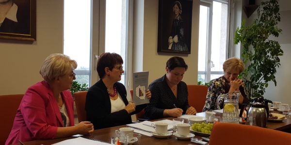 Spotkanie z p. Karen Bjøro- członkiem zarządu ICN