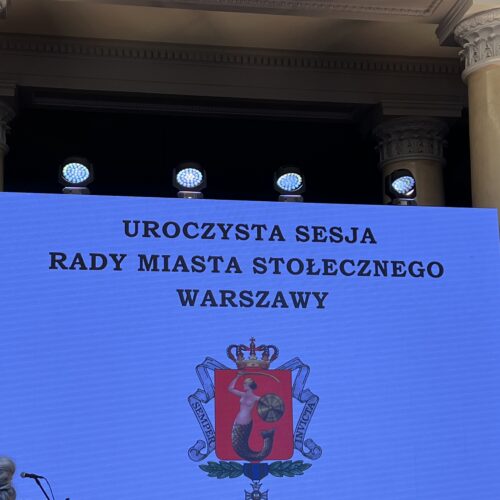 Uroczysta sesja Rady  m. st. Warszawy