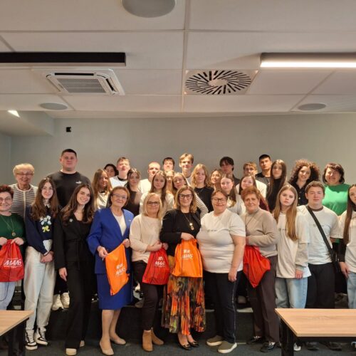 22.10.2025 r. -wizyta absolwentów z Międzynarodowej Akademii Nauk Stosowanych w Łodzi