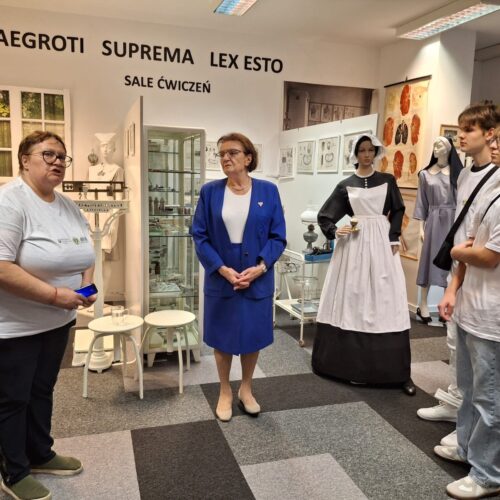 22.10.2025 r. -wizyta absolwentów z Międzynarodowej Akademii Nauk Stosowanych w Łodzi