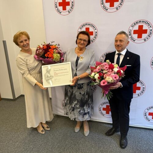 08.10.2025 r. – uroczyste  uhonorowanie medalem Florence Nighingale Krystyny Wolskiej-Lipiec