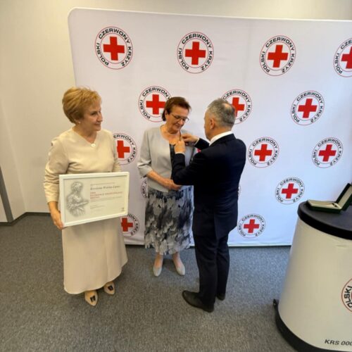 08.10.2025 r. – uroczyste  uhonorowanie medalem Florence Nighingale Krystyny Wolskiej-Lipiec